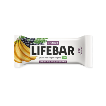 Tyčinka Lifebar banánová s acai BIO 40g