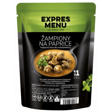 EXPRES MENU: Žampiony na paprice bezlepkové 300g
