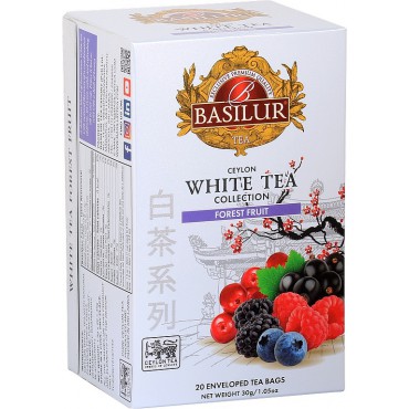 Basilur: White Tea Forest fruit 20x1x5g