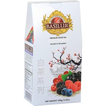 Basilur: White Tea Forest Fruit papír100g