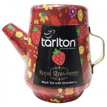 Tarlton: Tea Pot Royal Strawberry Black Tea 100g