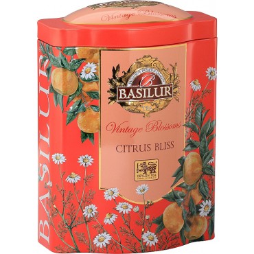 Basilur: Vintage Blossoms Citrus Bliss plech 100g
