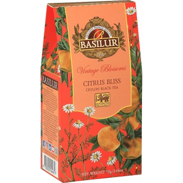 Basilur: Vintage Blossoms Citrus Bliss papír 75g
