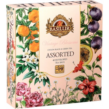 Basilur: Vintage Blossoms Assorted přebal 60g