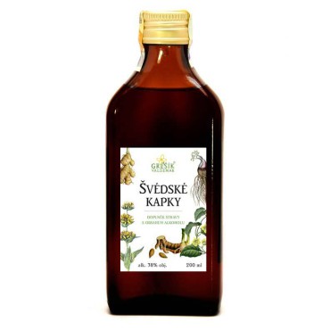 Grešík: Švédské kapky 200ml