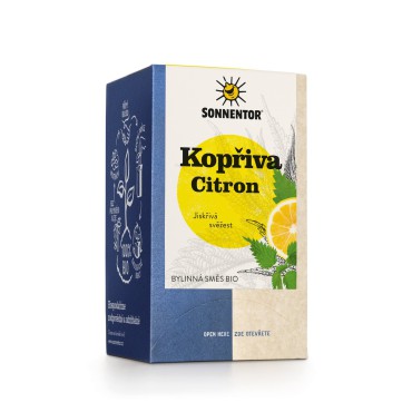 Sonnentor: Kopřiva Citron BIO 18x1,2g