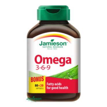 Jamieson: Omega 3-6-9 1200mg 100cps.