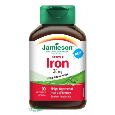 Jamieson: Železo 28 mg 90cps.