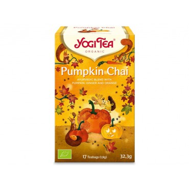 Yogi Tea: Dýňový Chai BIO 17x1,9g