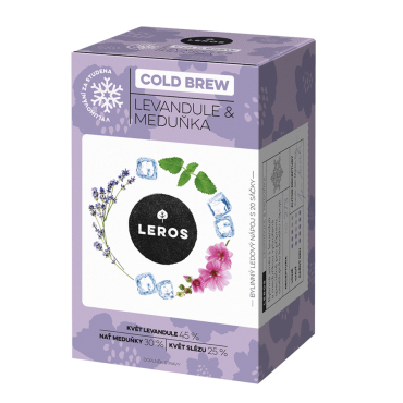 Leros: Cold brew levandule&meduňka 20x1g