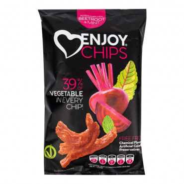 Enjoy Chips s červenou řepou a mátou 40g