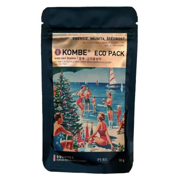 Kombe: Ženšenový extrakt s jujubou Eco pack Vánoce pláž 30g