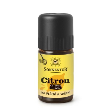 Sonnentor: Citron éterický olej na pečení BIO 5ml