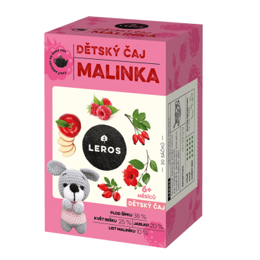 Leros: Dětský čaj Malinka 20x2g