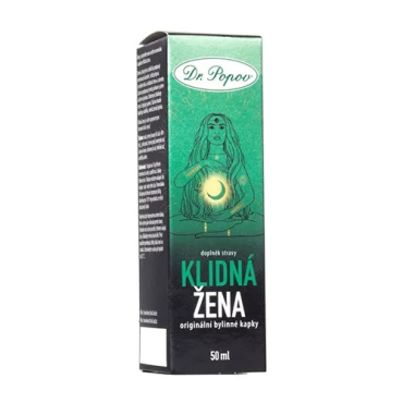 Dr. Popov: Tinktura Klidná žena 50ml