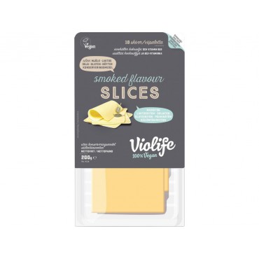 Violife: Rostlinný sýr Uzený plátky 100g 