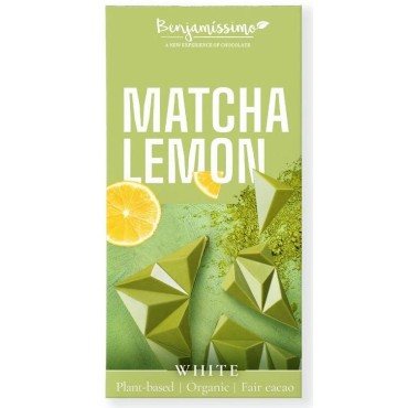 *Vegan čokoláda matcha a citron BIO 60g