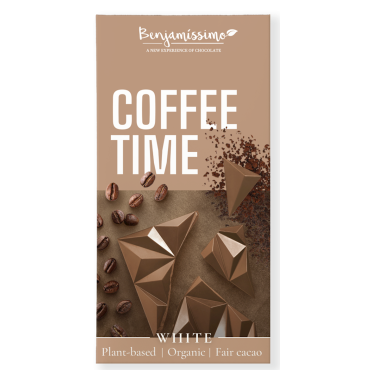 *Vegan čokoláda bílá Coffee Time BIO 60g