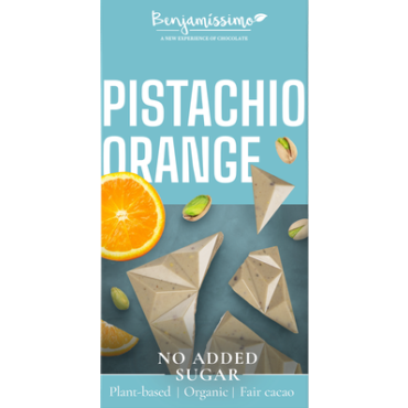*Vegan čokoláda pistácie a pomeranč BIO 60g 