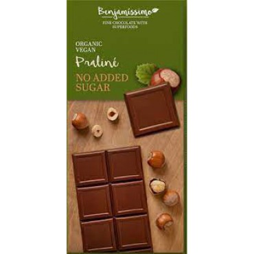 Vegan čokoláda Praline BIO bez cukru 70g
