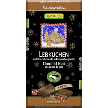 Rapunzel: Čokoláda s perníkovým kořením BIO 80g