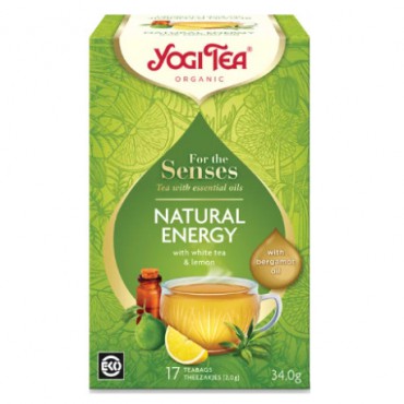 Yogi Tea: Přirozená Energie BIO 17x2g 