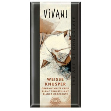Vivani: Bílá čokoláda s rýžovými křupkami BIO 100g