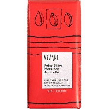 Vivani: Čokoláda hořká Marzipan Amaretto BIO 100g