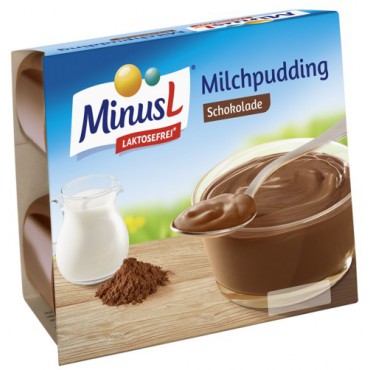 MinusL: Puding čokoládový bez laktózy 4x125g