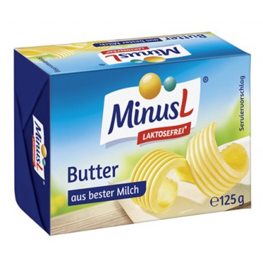 MinusL: Máslo bez laktózy 125g