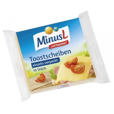 MinusL: Bezlaktózový sýr Toast plátkovaný 200g