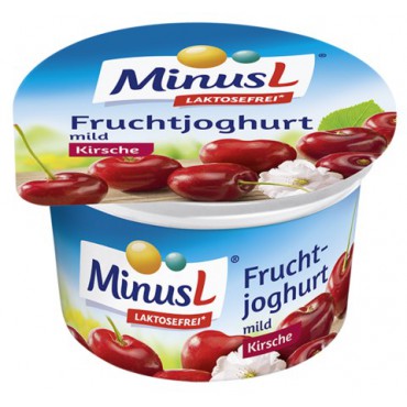 MinusL: Ovocný jogurt třešeň  bez laktózy 150g
