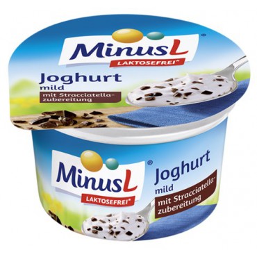 MinusL: Jogurt straciatella bez laktózy 150g