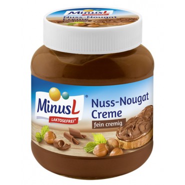MinusL: Lískooříškový  krém bez laktózy 400g