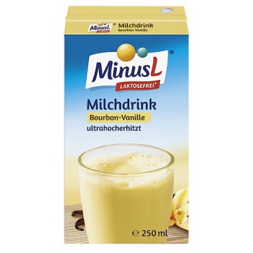 MinusL: Mléko vanilkové bez laktózy UHT 250ml