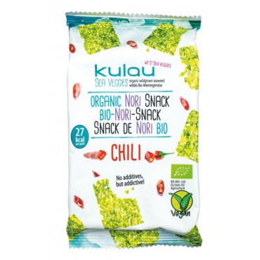 Mořské řasy Nori Snack s chilli BIO 4g