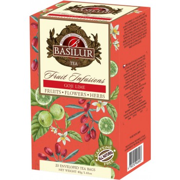 Basilur: Fruit Goji & Lime 20x2g