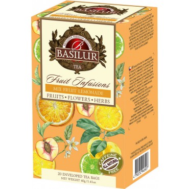 Basilur: Fruit Mix Fruit & Lemonade 20x2g