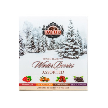Basilur: Winter Berries Assorted přebal 40 sáčků 