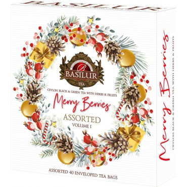 Basilur: Merry Berry Assorted Vol.I přebal 40 sáčků
