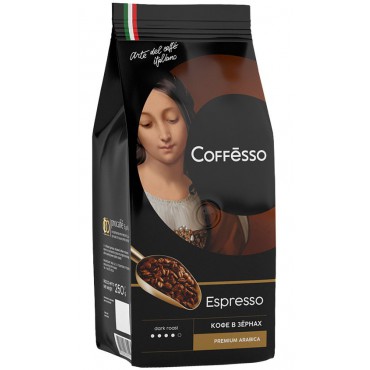 Coffésso: Zrnková káva Espresso 250g