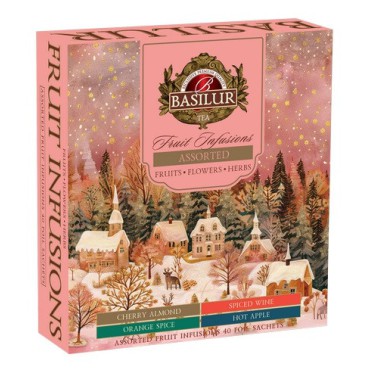 Basilur: Christmas Fruit Assorted 40x1,8g