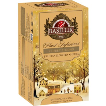 Basilur: Christmas Fruit Cherry Almond 20x1,8g
