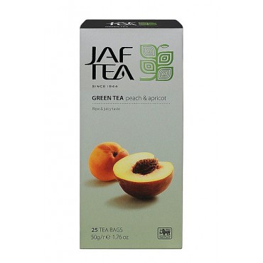 JAFTEA: Green tea Peach&Apricot nepřebal 25x2g