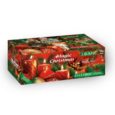 Liran Magic Christmas černý čaj 25+5x2g