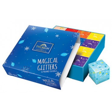 Thurson: Kolekce čajů Magical Glitters blue 16x2g