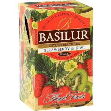 Basilur: Strawberry & Kiwi 25x2g