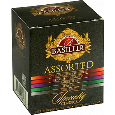 Basilur: Specialty Classics variace čajů Assorted 8x2g a 2x1,5g