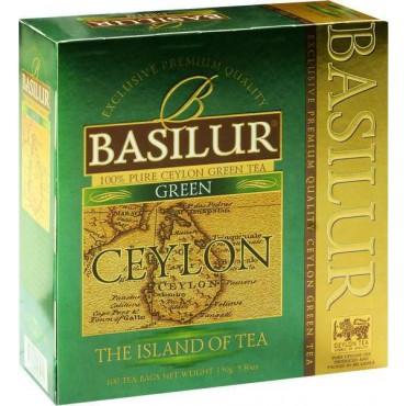 Basilur: Ceylon green 100x1,5g