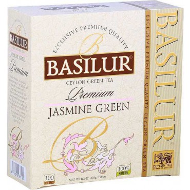 Basilur: Premium Jasmine Green 100x2g